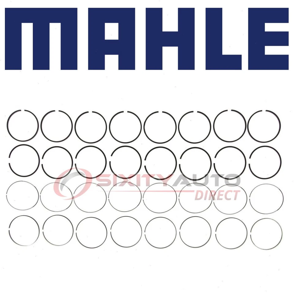 MAHLE Engine Piston Ring Set for 2007-2010 GMC Sierra 3500 HD 6.6L V8 - hk Foto 1 de 4