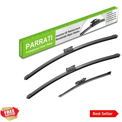 挡风玻璃雨刮器适用于大众 Tiguan 2018 - 2022,25"+22" 前后 15",OEM Repl... — 第 1/4 张图片