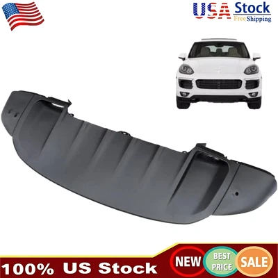 For 2015-18 Porsche Cayenne Front Bumper Lower Air Deflector Spoiler 95850510000 Foto 1 de 4