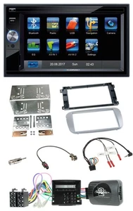 Blaupunkt 2DIN Bluetooth TMC USB Lenkrad SD Navigation für Ford Mondeo S-Max Pro - Bild 1 von 10