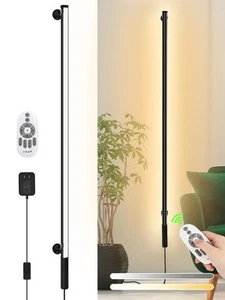 Upgrade Plug in Wall Sconces, 58.2Inch Extra-Long Corner Wall Lights for Livi... - Picture 1 of 8