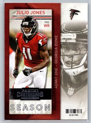 2013 Panini Contenders #47 Julio Jones Atlanta Falcons - Image 1 of 2