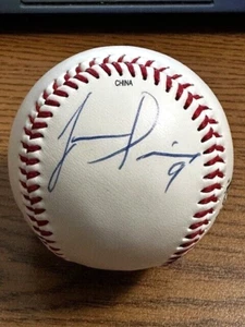 JUAN PIERRE SIGNED AUTOGRAPHED ROCKIES LOGO BASEBALL! Marlins, Rockies!! - Picture 1 of 2
