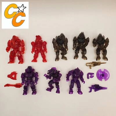 Mega Bloks Halo Translucent Active Camo Gummy Secret Rare Mini Figure LOT - Image 1 of 4