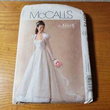2004 Alicyn Exclusives Wedding Dress Size Choice 8-14 Pattern McCall's 4713 OOP