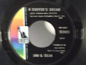 Jan & Dean,Liberty 55905,"A Surfer's Dream"US,7" 45,1968 surf rock late single,M - Picture 1 of 2