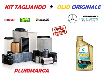 KIT TAGLIANDO COMPLETO OLIO ORIGINALE PETRONAS MERCEDES CLASSE B W246 - Immagine 1 di 4