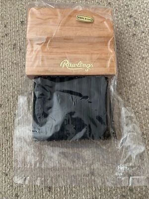Cepillo de placa de casa de árbitro de béisbol de madera Rawlings vintage (1986) **Nuevo stock antiguo**  Foto 1 de 4