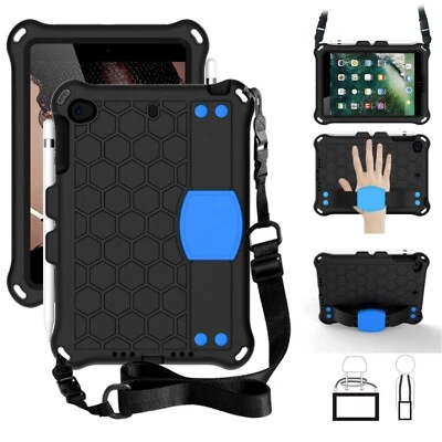 Shockproof W/Shoulder Strap Case Cover for iPad 7th 8th 9th 10th Gen Pro 11" M4 - Image 1 of 4