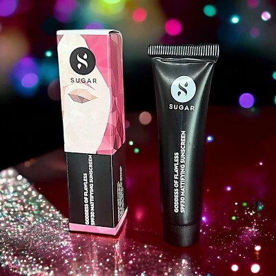 Protector solar matificante Sugar Cosmetics Goddess Of Flawless SPF30 0,35 OZ nuevo en caja Foto 1 de 4