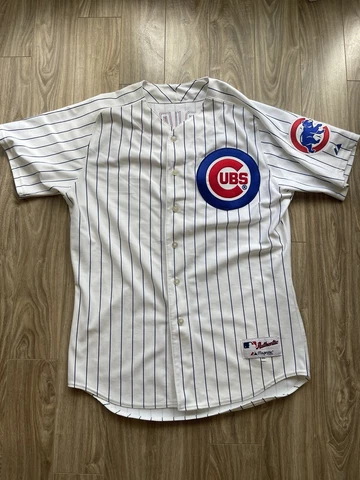 2000s MLB Chicago Cubs Alfonso Soriano Majestic Authentic OnField Jersey 48 6200 Cover