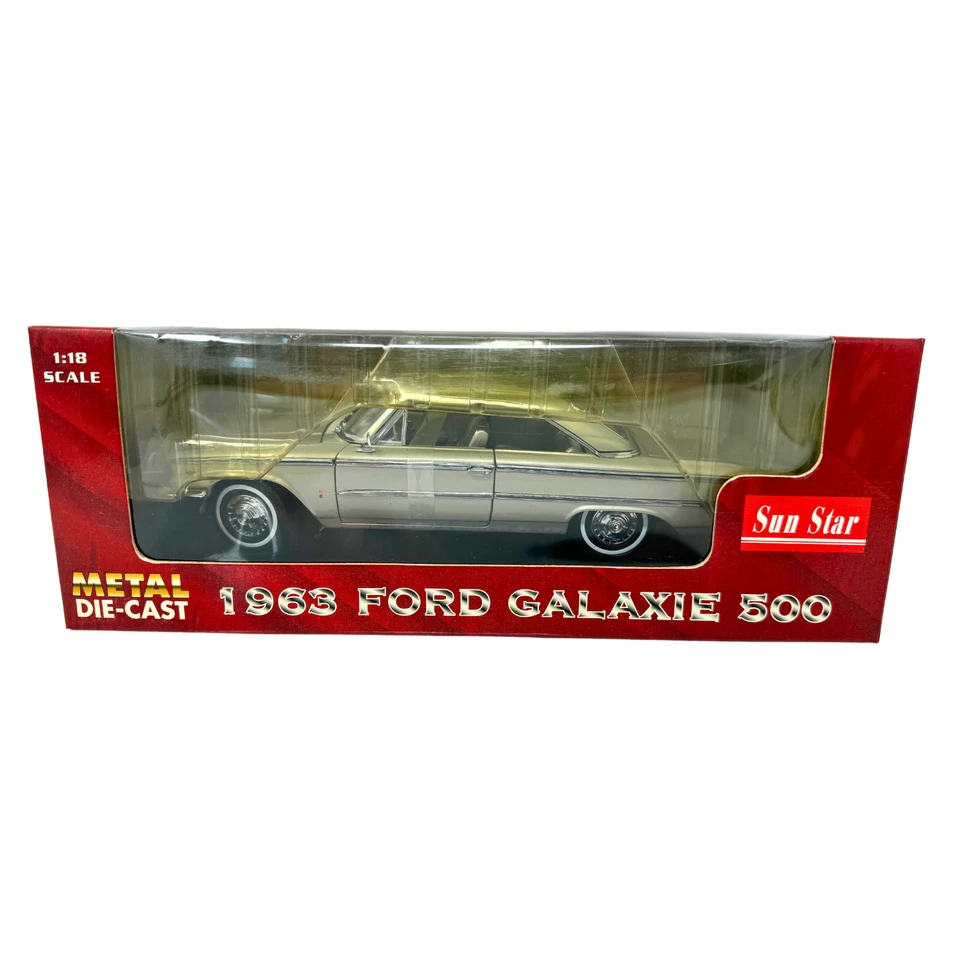 Sun Star 1963 Ford Galaxie 500 Hard Top 1:18 Diecast - Image 1 of 4