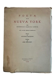 Federico Garcia Lorca Poeta en Nueva York 1a Ed Seneca Mexico - Imagen 1 de 5