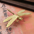 Brass Dragonfly Figurines Toy Removable Wings Office Desk Small OrnamentBDFZ