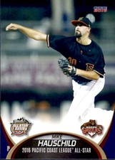 2016 Pacific Coast League All-Stars Choice 12 Mike Hauschild Dayton Ohio OH Card