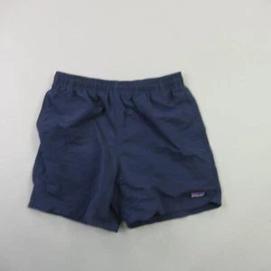 Patagonia Shorts Girls XL Outdoors Blue Casual Drawstring Elastic Lightweight - Picture 1 of 10