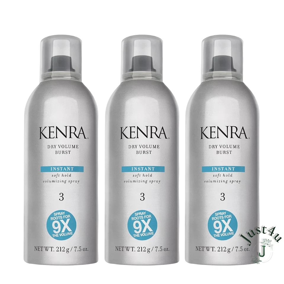 Kenra Dry Volume Burst 3 发胶,7.5 盎司。 (3 包) — 第 1/1 张图片