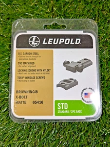 **NEW** LEUPOLD STD 65416 Browning X-Bolt - 2pc Base Matte - Picture 1 of 3