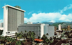 Honolulu HI Hawaii, Hotel Princess Kaiulani, Waikiki Resort, Postal de Colección - Imagen 1 de 2