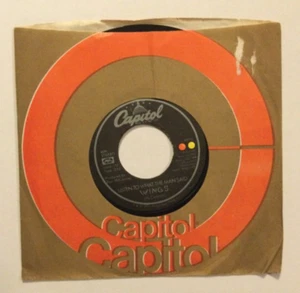 Paul McCartney Wings Listen To What The Man Said 1975 7" 45RPM FREE COMBINE SHIP - Picture 1 of 6