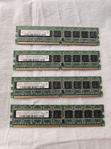 Hynix HYMP512U72CP8-Y5AB-C PC2 -5300E 1GB x 4 Random Access Memory RAM - Picture 1 of 3