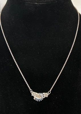 Ожерелье из чистого серебра с подвеской в виде наутилуса Peter Stone - Изображение 1 из 4