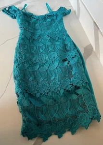 Women's Lipsy Green Dress Size 6 Excellent Condition - Picture 1 of 6