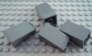 LEGO Lot of 4 Dark Bluish Gray 2x2x3 Slope Pieces - Picture 1 of 1