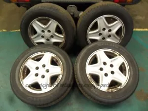 Honda Stream 1.7 Vtec 00-06 D17 alloy wheel set wheels x4 195 65 r15 - Picture 1 of 11