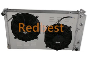 Ventilador de cubierta de radiador de 3 filas para 68-85 Oldsmobile Delta/73-86 Chevy/GMC C/K 10 28"W - Imagen 1 de 12