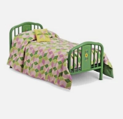 American Girl Kit’s Bed & Bedding Geometric Quilt New Retired Box Damaged - Image 1 of 4