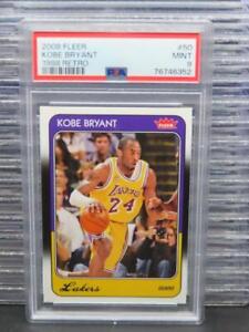 2008-09 Fleer Kobe Bryant 1988 Retro #50 PSA 9 MINT Lakers