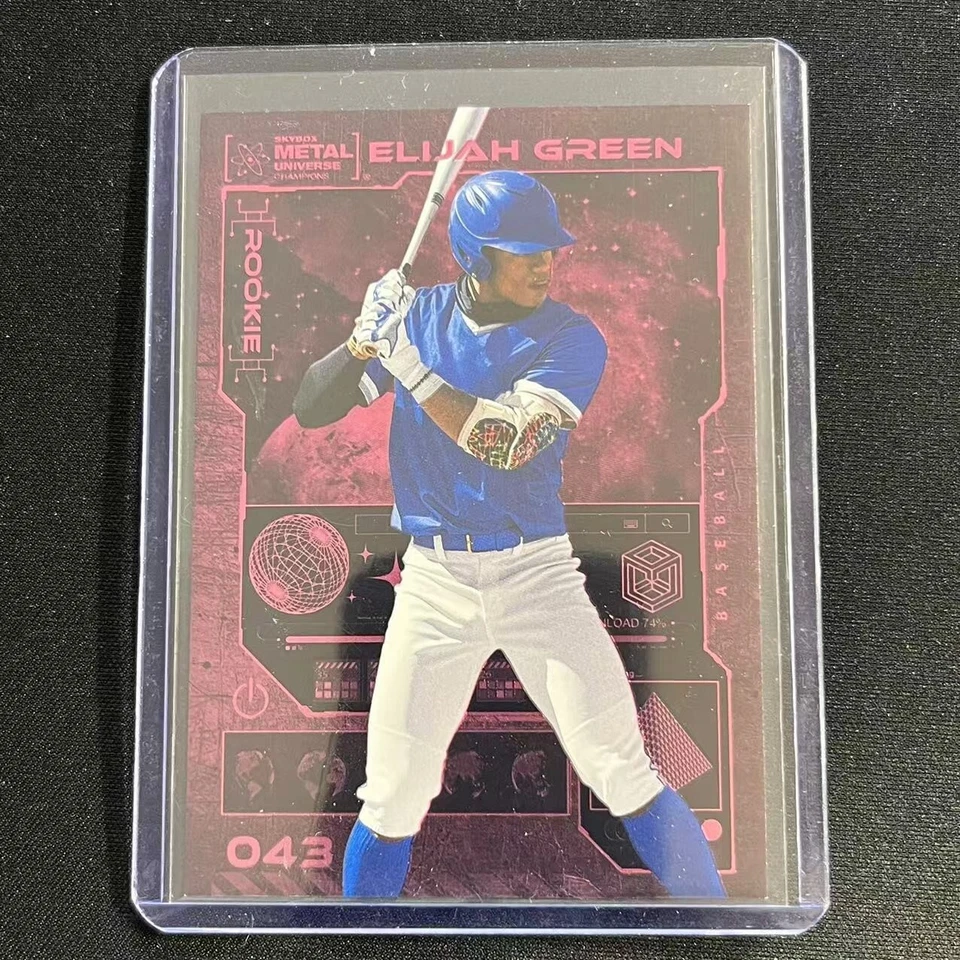 2023 SKYBOX METAL UNIVERSE CHAMPIONS PINK RC /75 ELIJAH GREEN - Image 1 of 1
