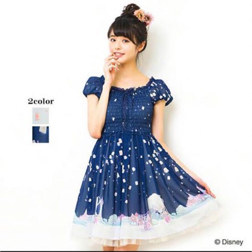 UNDERCOVER Abito Disney Raperonzolo aggrovigliato SECRET HONEY TAGLIA GRATUITA dal Giappone F S quasi come nuovo