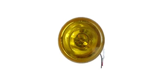 Lente de vidrio ámbar y reflector de metal para luz todoterreno de 6" - Imagen 1 de 2