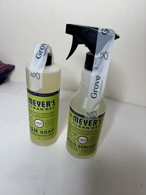 Mrs. Meyer's Lemon Verbena Multi-Surface Cleaner and Dish Soap 16 Fl Oz NEW - Image 1 of 4