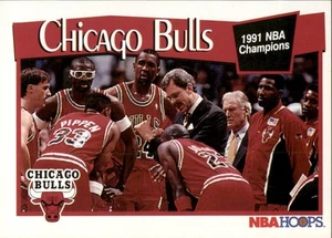 1991 NBA Hoops - Michael Jordan #277 Chicago Bulls NBA Basketball Card - Picture 1 of 2