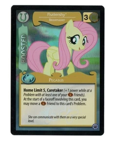 My Little Pony MLP CCG Fluttershy 2013 Hasbro Enterplay #f6 Boosted Card - Picture 1 of 4