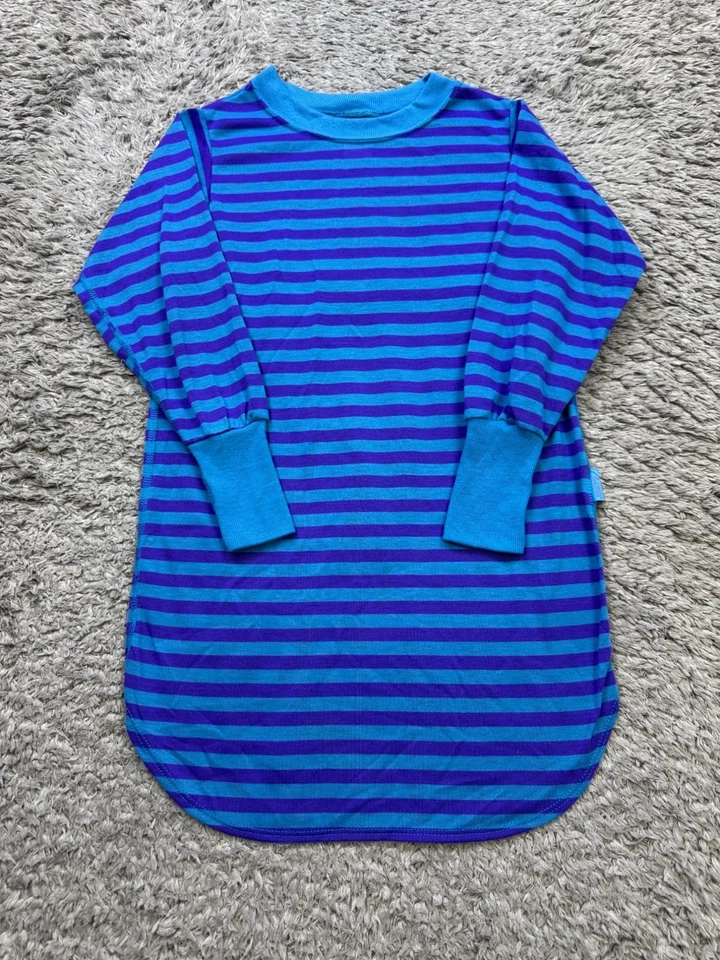 Suéter De Colección Carters Niña Pequeño 4-5 Azul Rayas 3/4 Manga Dolman Cuello Redondo EE. UU. Foto 1 de 4
