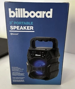 Billboard Bluetooth 3" PORTABLE SPEAKER, LED Light - Extreme Bass - Picture 1 of 2