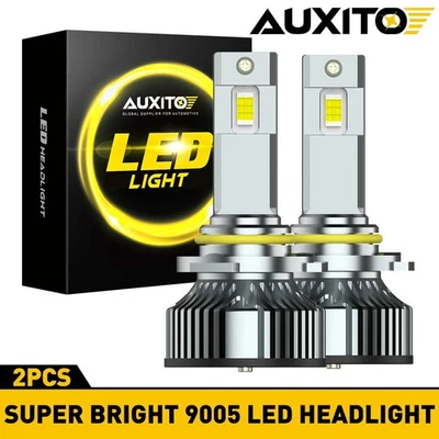 AUXITO Y19Pro 9005 HB3 LED Headlight Super Bright Bulbs Kit HIGH/LOW Beam White - Image 1 of 4