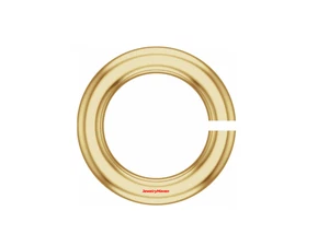 6mm OD 3.8mm ID 10k Solid Yellow Gold 18ga gauge OPEN Jump Ring USA MADE - Picture 1 of 2