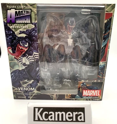 AMAZING YAMAGUCHI VENOM No.003 KAIYODO REVOLTECH MARVEL Action Figure 2017 JAPAN - Image 1 of 4