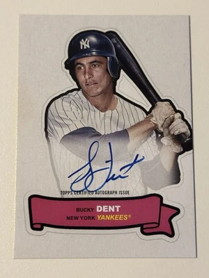2024 Topps Archives - 1968 Topps Action All-Stars Auto Bucky Dent #68AA-BD - Image 1 of 2