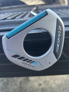 Empuñadura de pistola Ping Sigma 2 Fetch Putter 34" punto negro para hombre diestro alto muy buen estado - Imagen 1 de 11