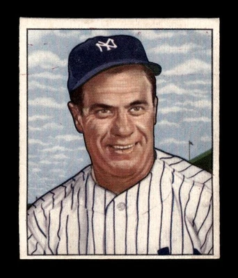 Bowman #219 Hank Bauer 1950 muy bueno patio-10002024 Foto 1 de 2