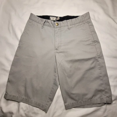 Volcom Mens Shorts Gray  Size 30 Flat Front Chino Skate Surf - Image 1 of 4