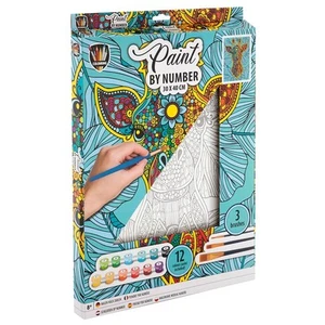 Grafix - Paint By Number Giraffe Canvas + 12 paints - (K-150071) - Photo 1/2