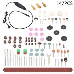 MULTI FUNCTION ROTARY TOOL VARIABLE SPEED 113/147/155PCE KIT 3.2MM COLLETS - Picture 1 of 15