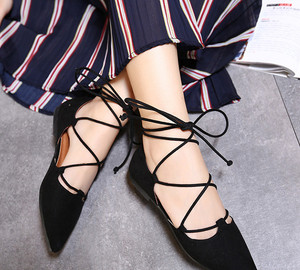 Las mejores ofertas en Chatitas de gamuza con cordones en punta para De  mujer | eBay